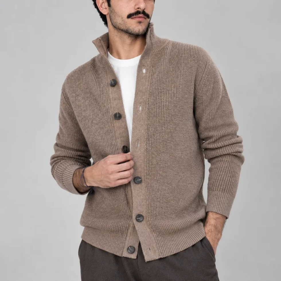 ژاکت بافت مردانه - کد 3170